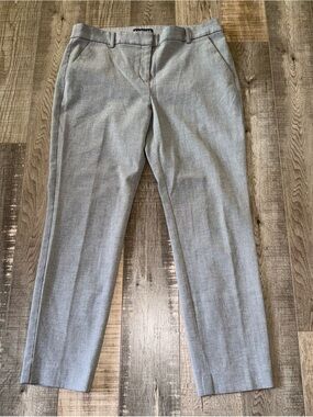 Express columnist ankle women’s mid rise Dress Pants in Light Gray